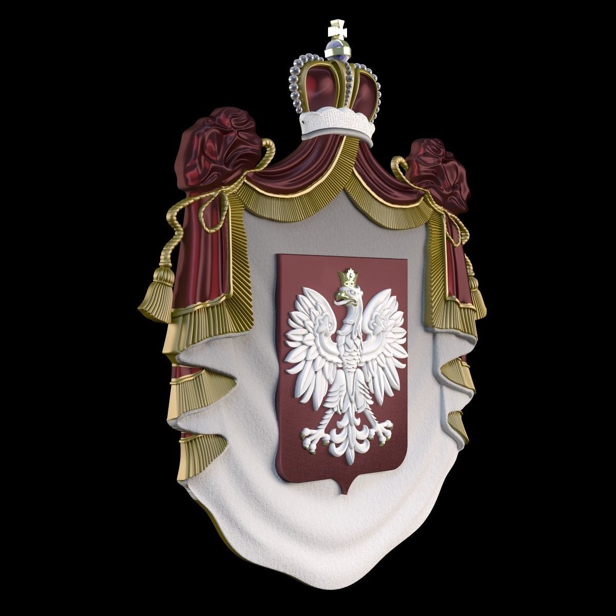 Coat of arms 3D print model_2