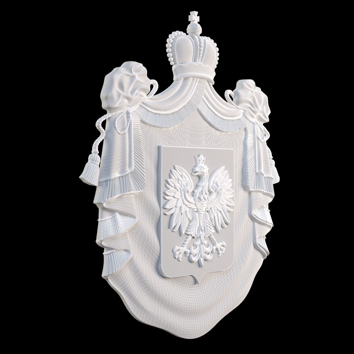 Coat of arms 3D print model_10