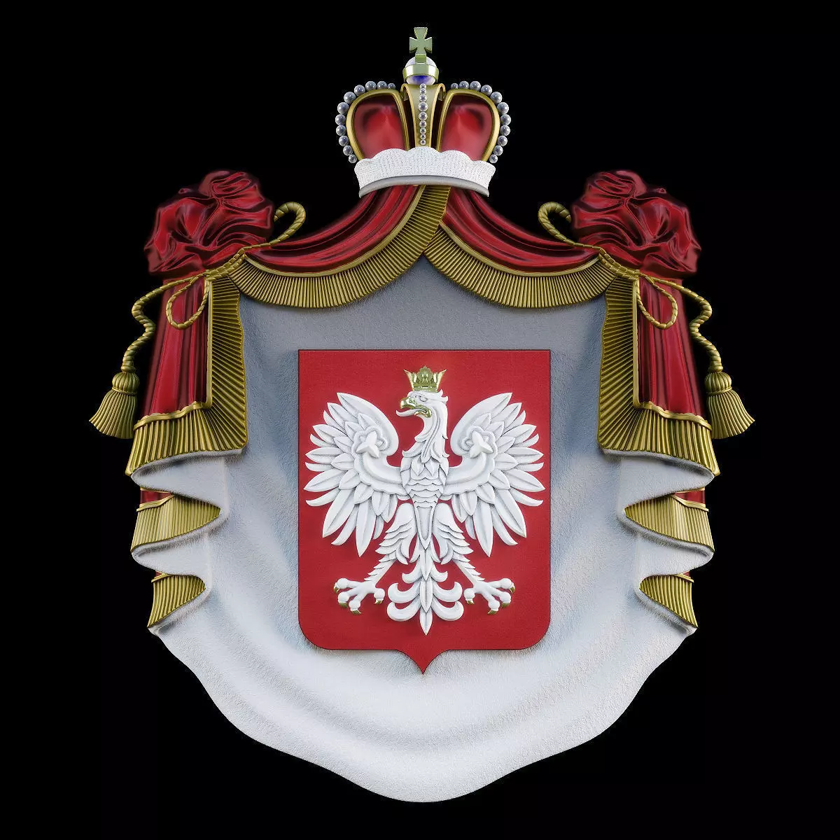 Coat of arms 3D print model_0