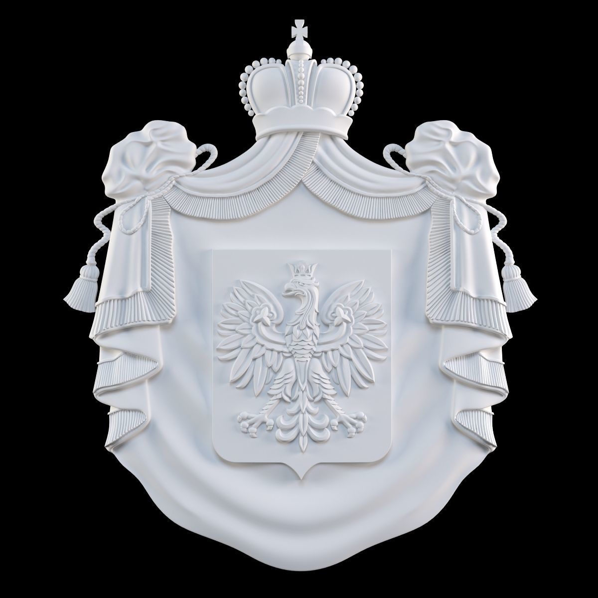Coat of arms 3D print model_6