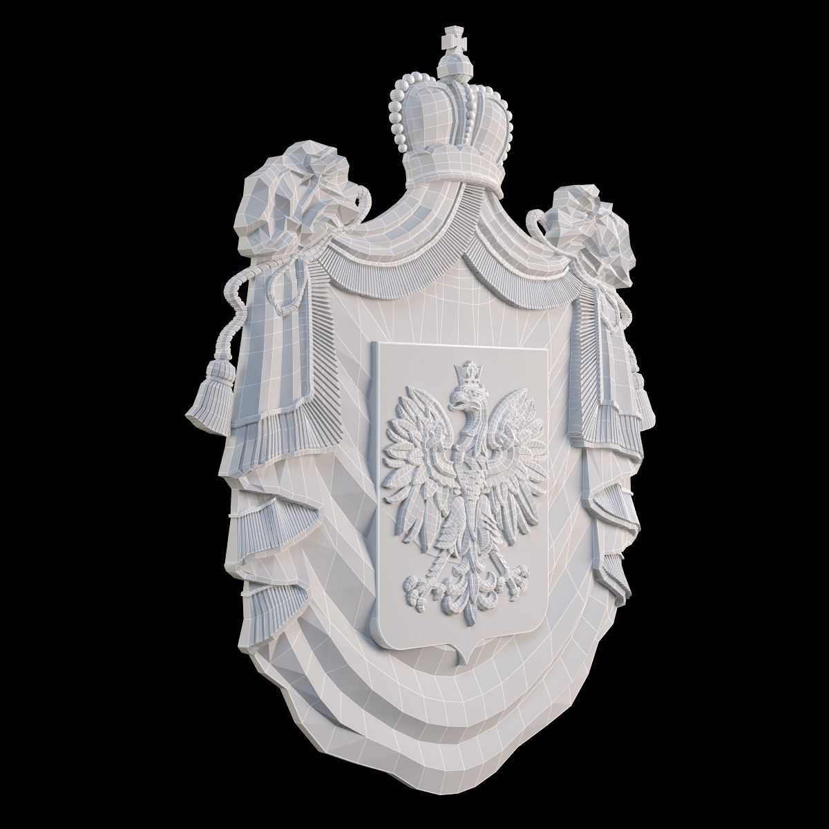 Coat of arms 3D print model_11