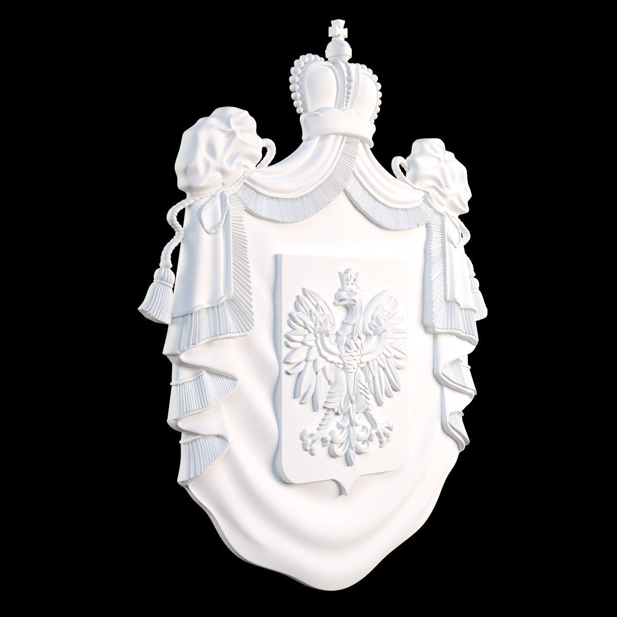 Coat of arms 3D print model_9