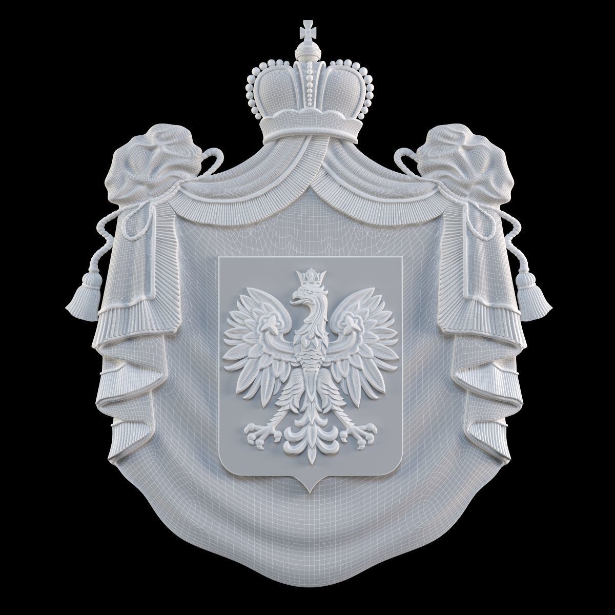 Coat of arms 3D print model_8