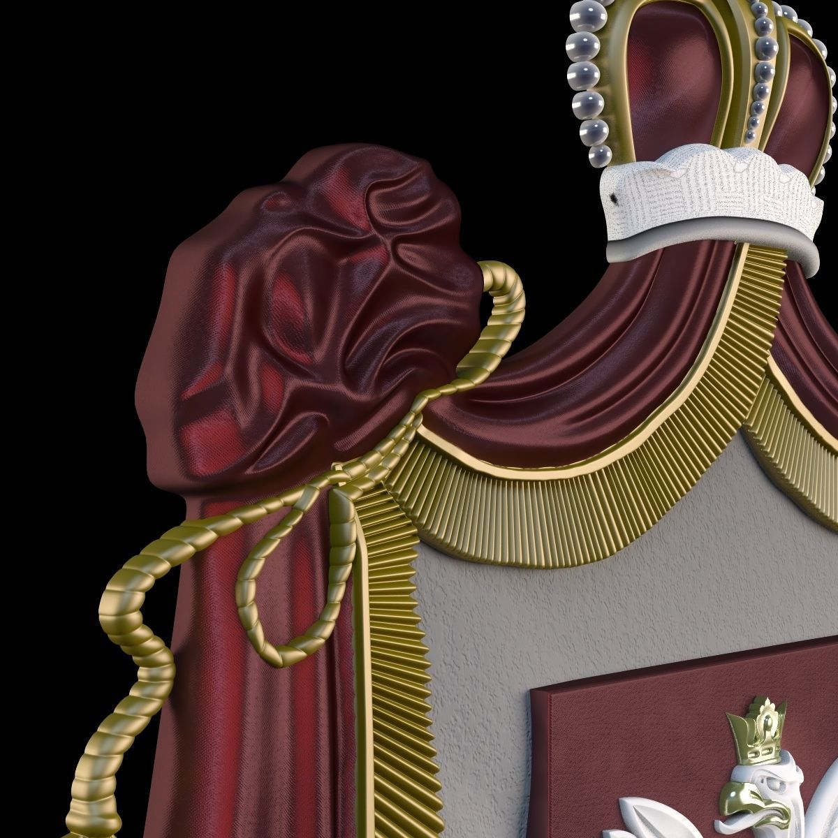 Coat of arms 3D print model_4