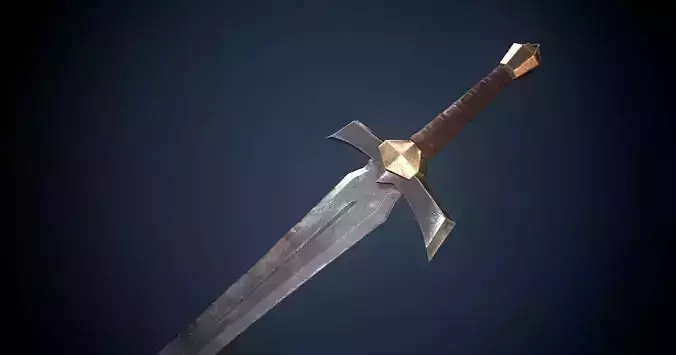 Steel Longsword PBR