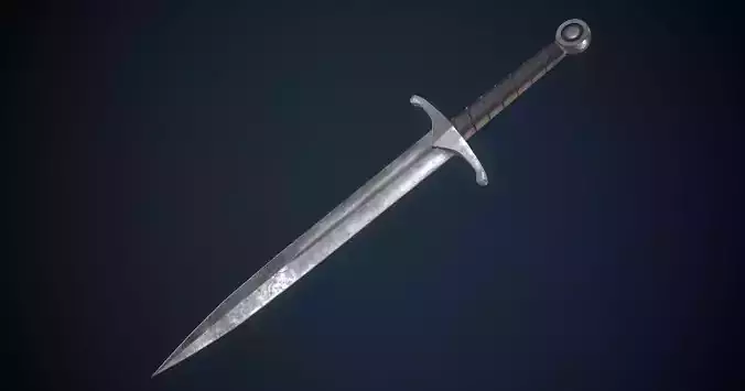 Steel Dagger PBR