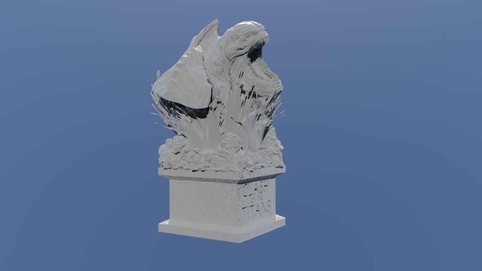 Clash of the Titans - Kraken Bust 3D print model_1