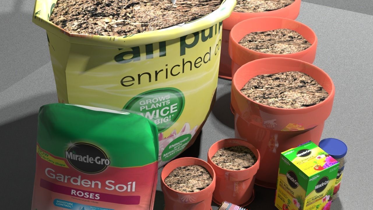 Garden Potting Mix 3D model_6