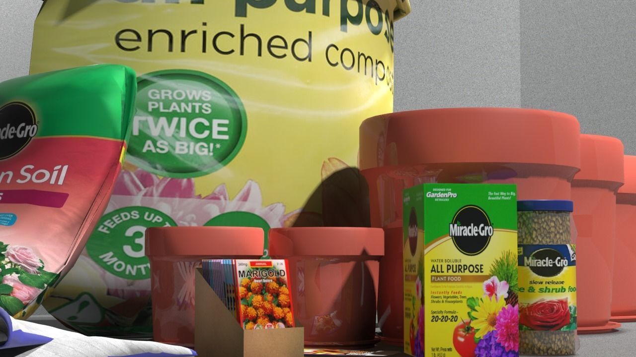 Garden Potting Mix 3D model_4