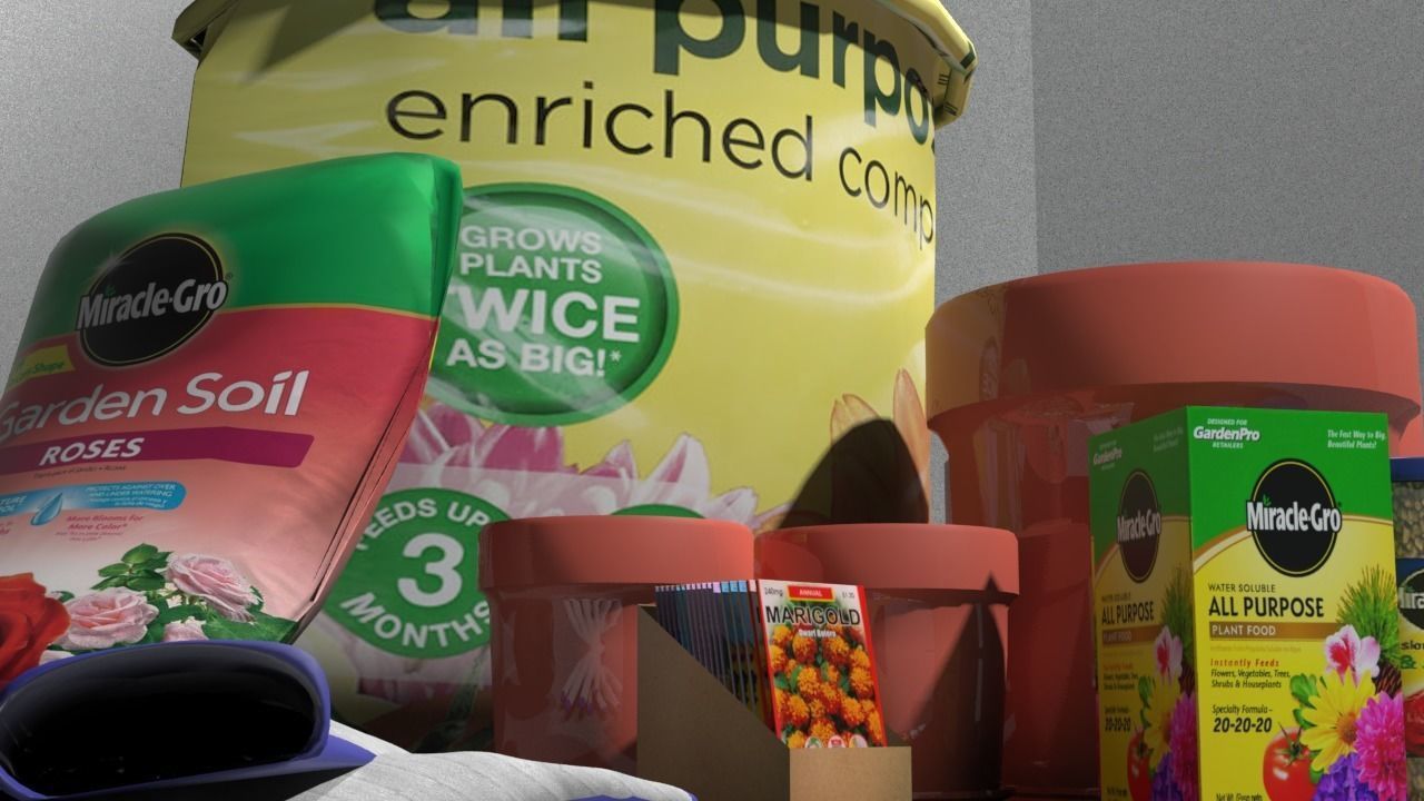 Garden Potting Mix 3D model_2