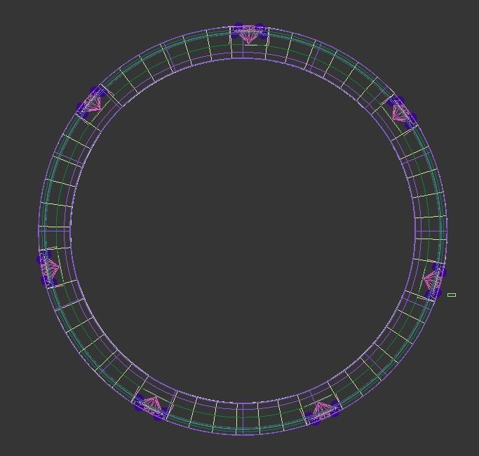 110422 R Triple ring for men 3D print model_3