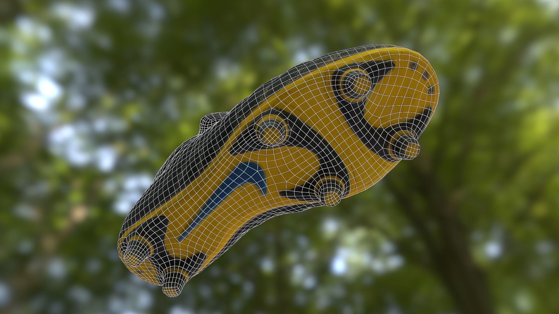 Soccer shoe low poly 3D model Low-poly 3D model_14