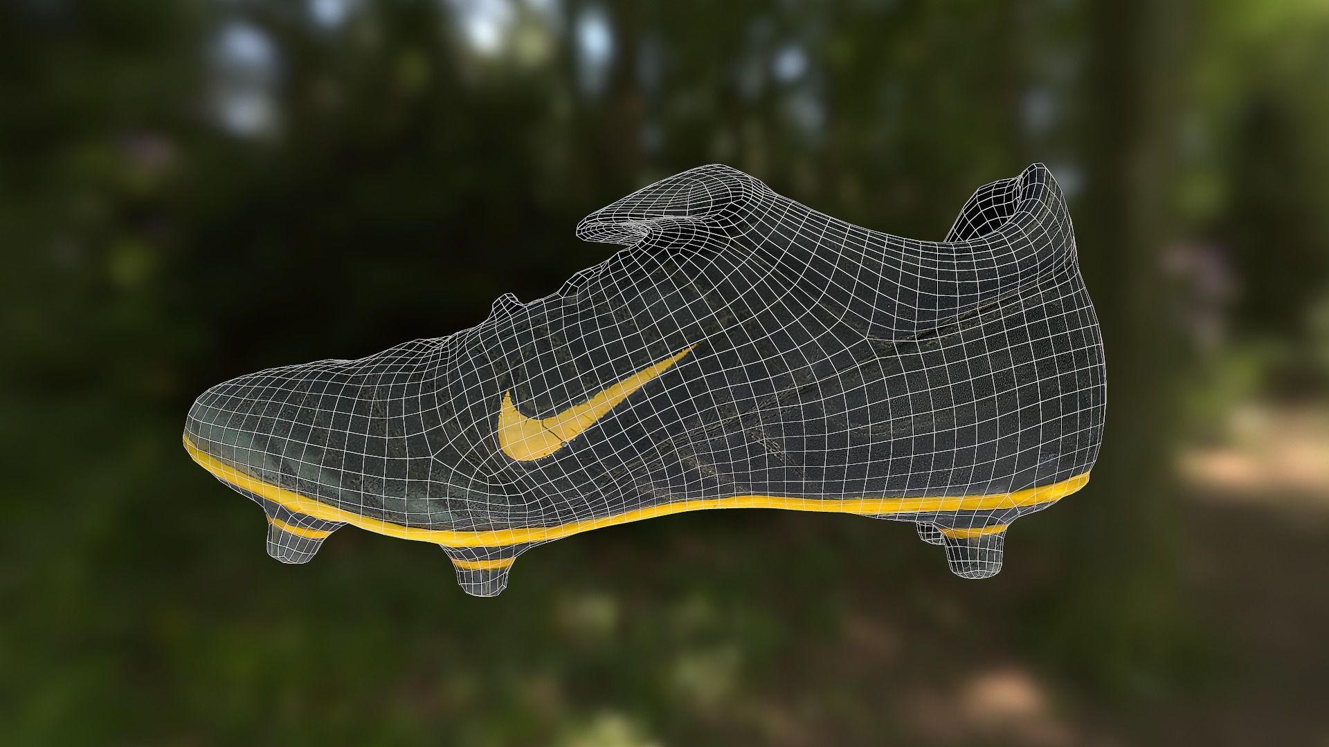 Soccer shoe low poly 3D model Low-poly 3D model_13