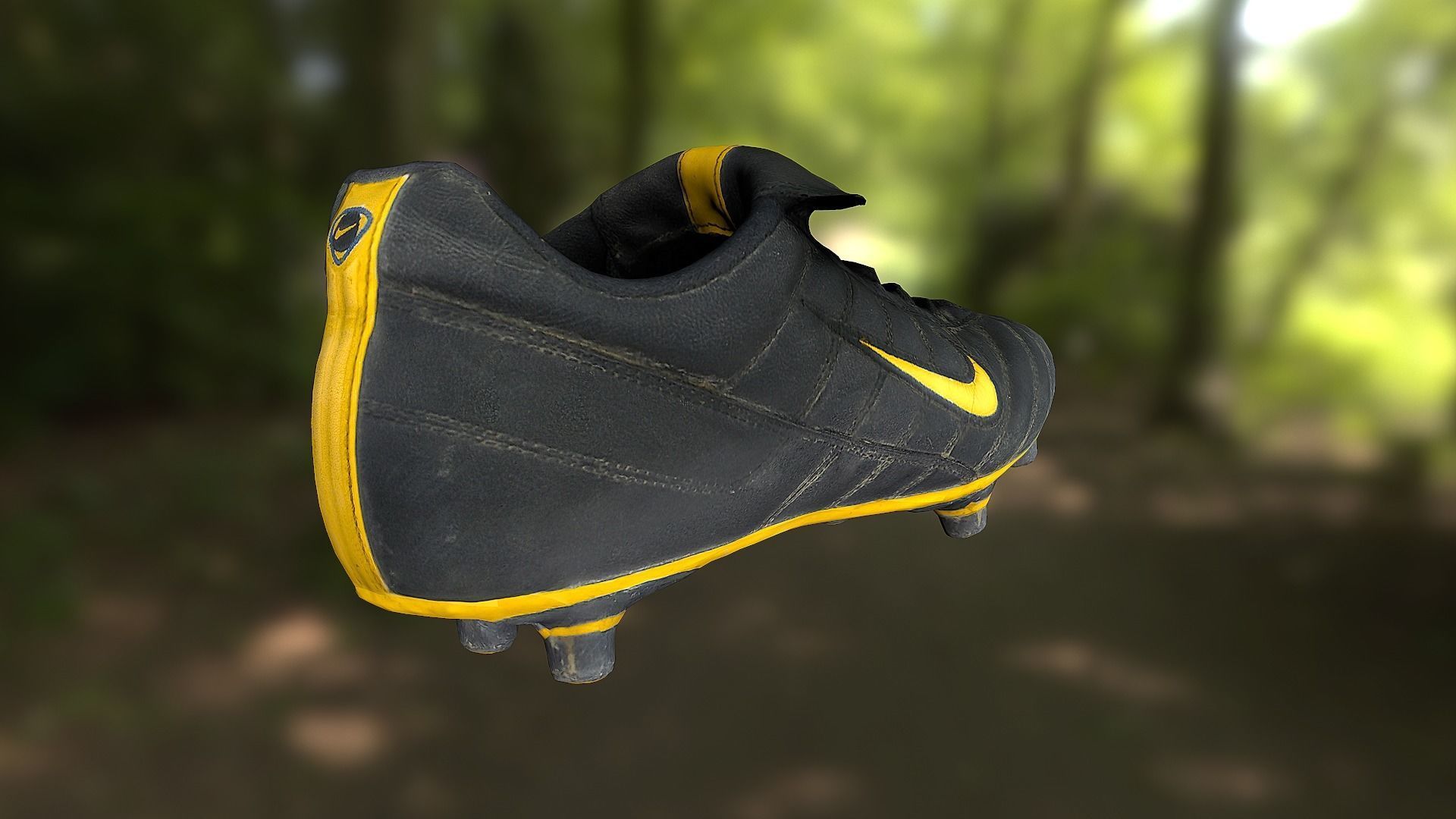 Soccer shoe low poly 3D model Low-poly 3D model_2
