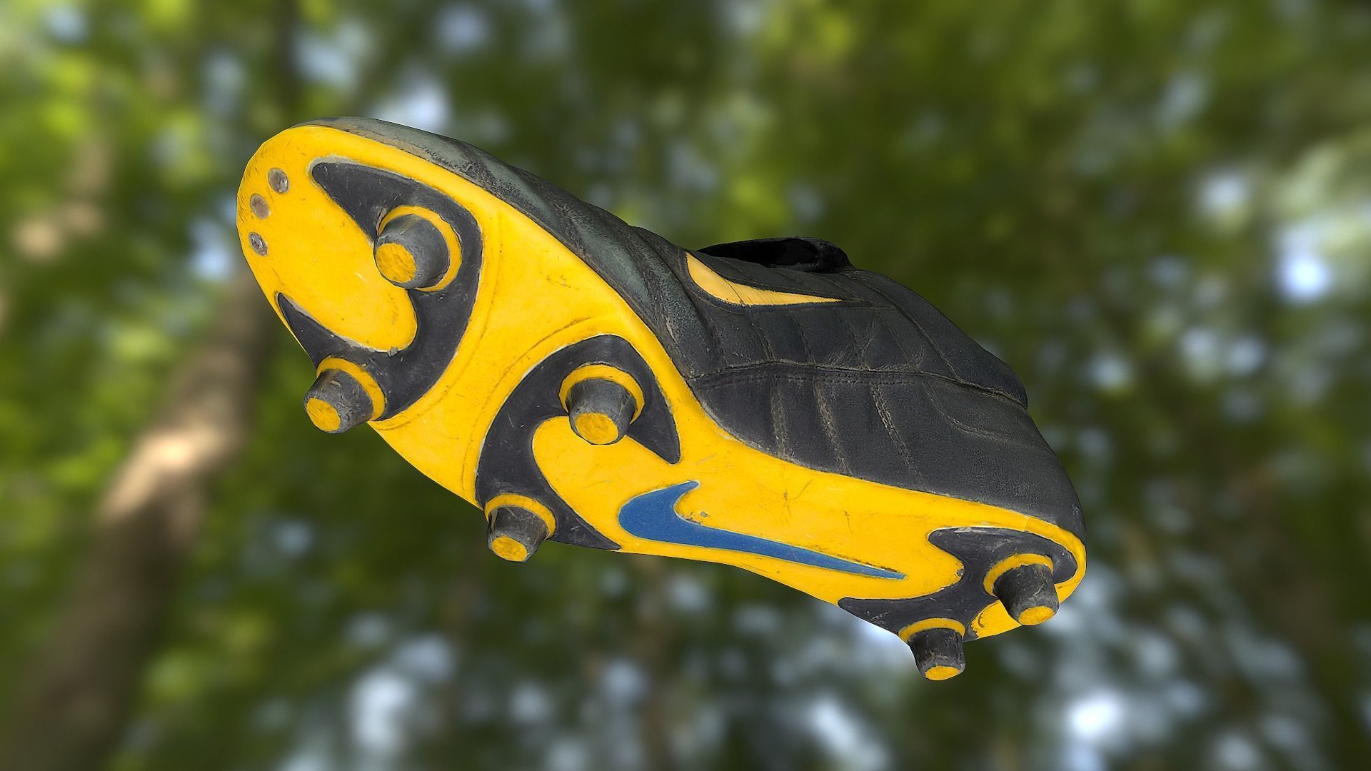 Soccer shoe low poly 3D model Low-poly 3D model_7