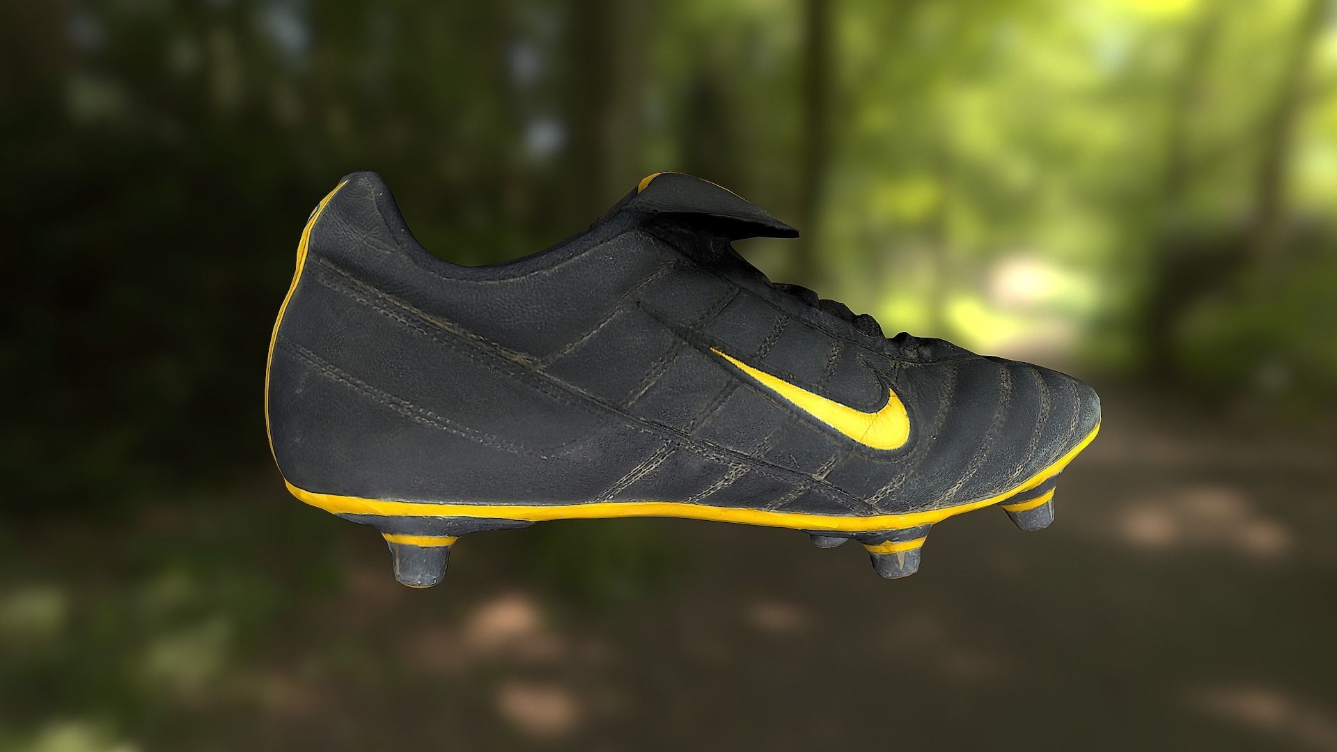 Soccer shoe low poly 3D model Low-poly 3D model_4