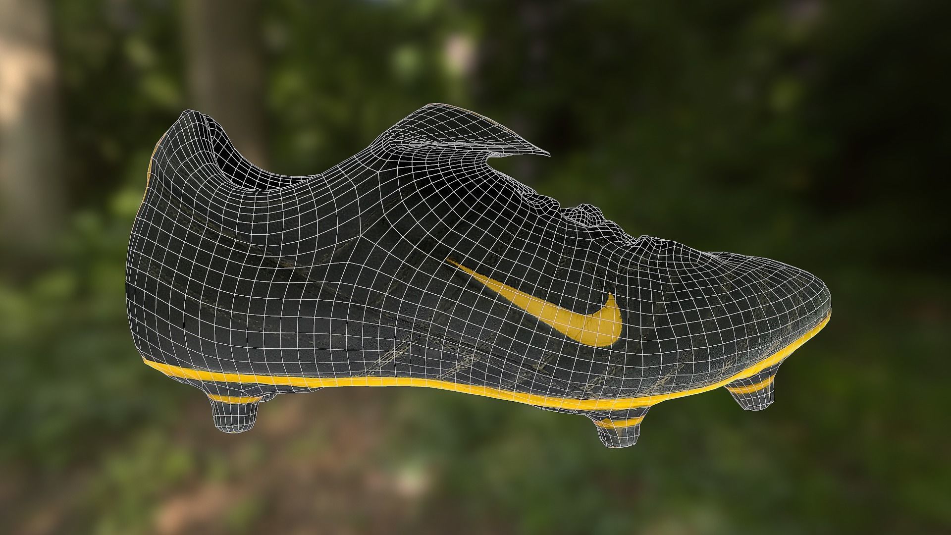 Soccer shoe low poly 3D model Low-poly 3D model_12