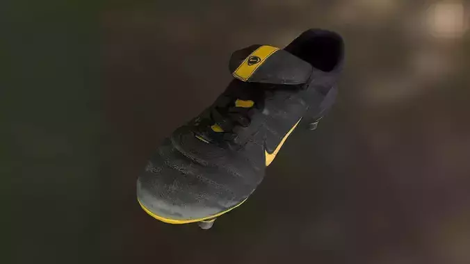 Soccer shoe low poly 3D model Low-poly 3D model