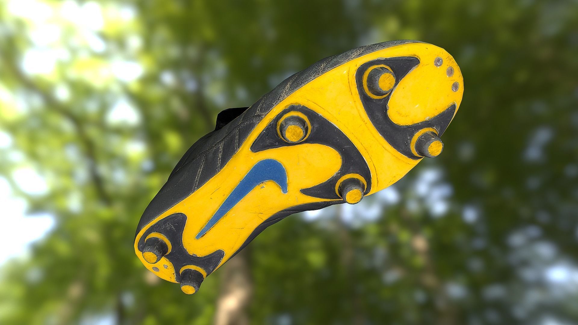 Soccer shoe low poly 3D model Low-poly 3D model_6