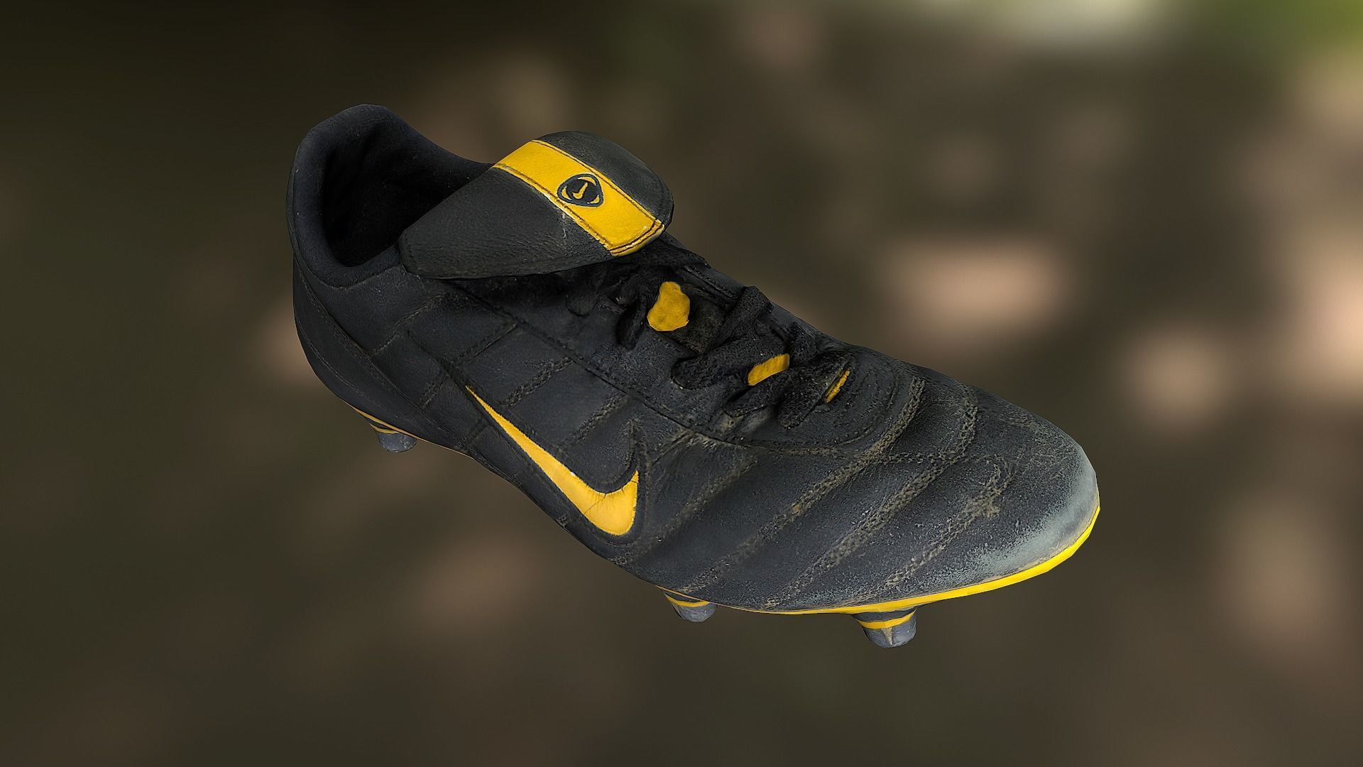 Soccer shoe low poly 3D model Low-poly 3D model_1