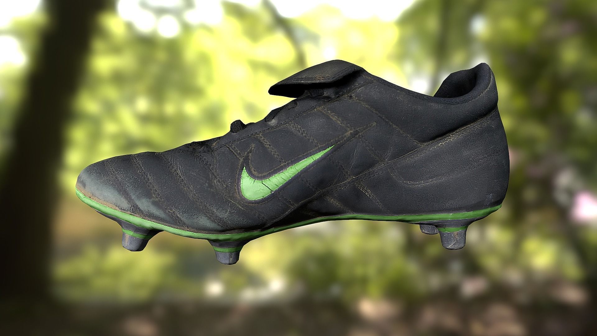 Soccer shoe low poly 3D model Low-poly 3D model_5
