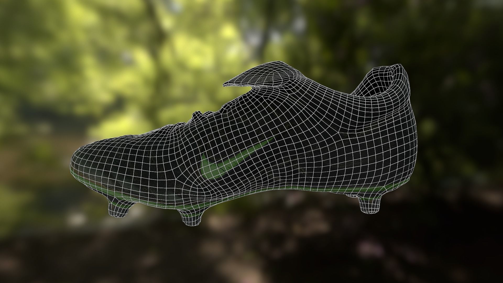 Soccer shoe low poly 3D model Low-poly 3D model_13