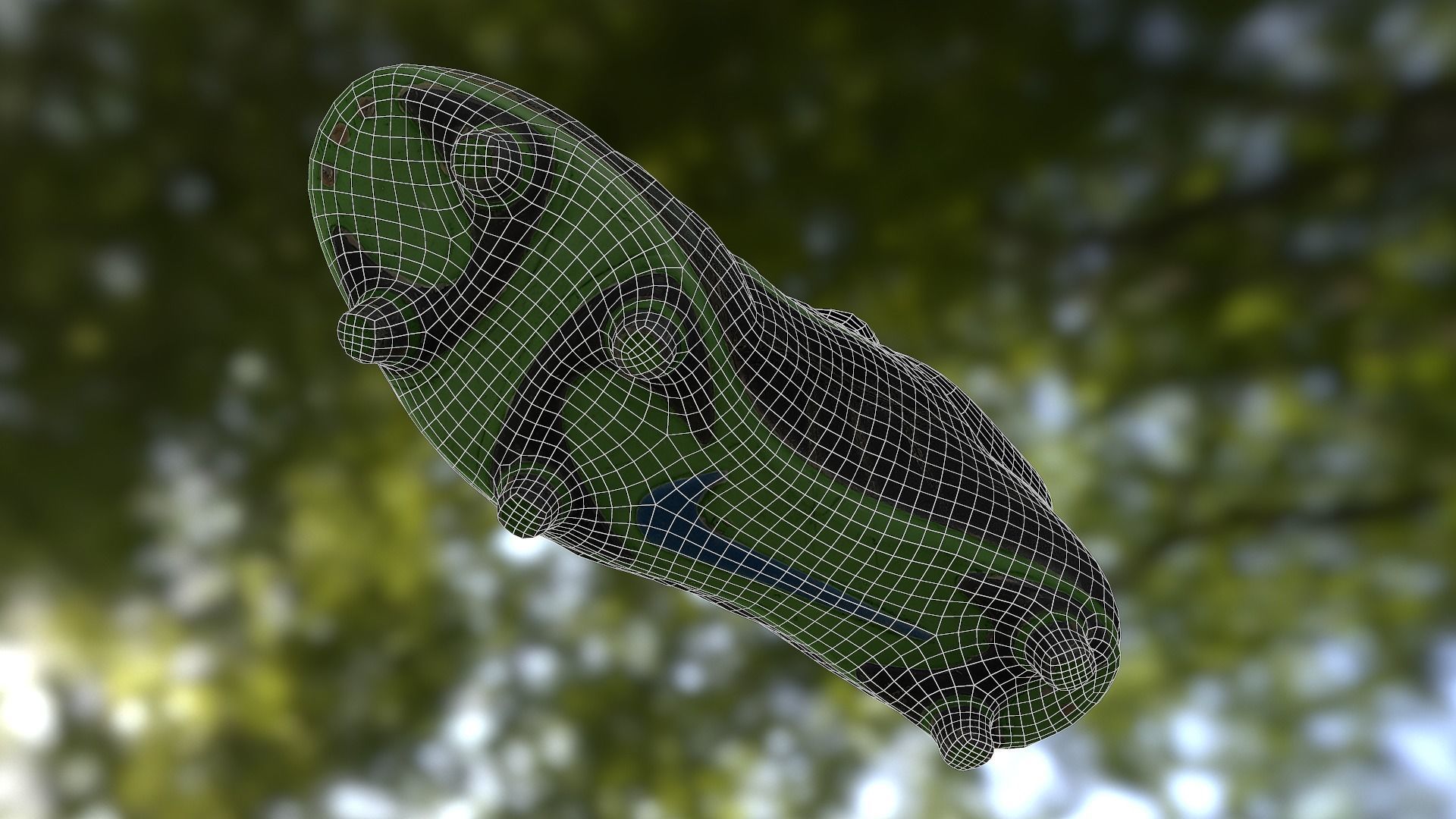 Soccer shoe low poly 3D model Low-poly 3D model_15