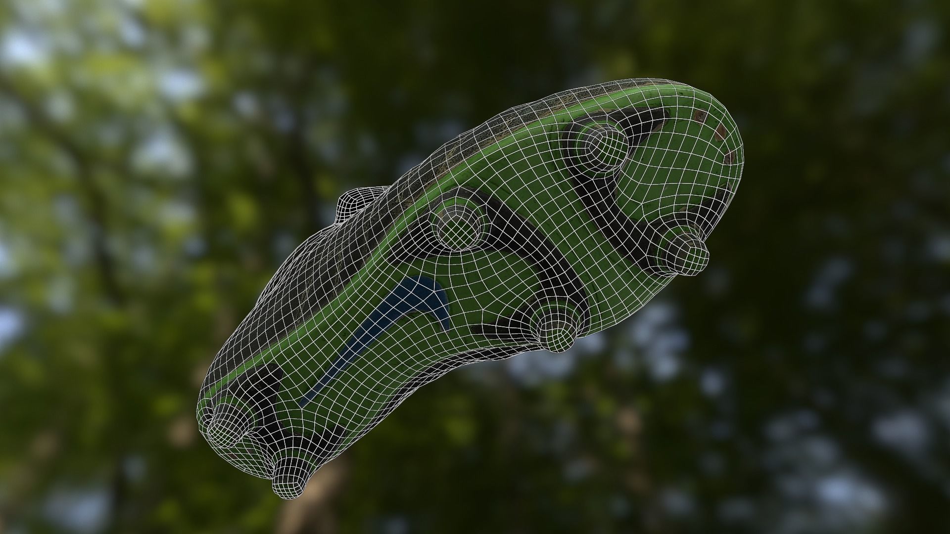 Soccer shoe low poly 3D model Low-poly 3D model_14