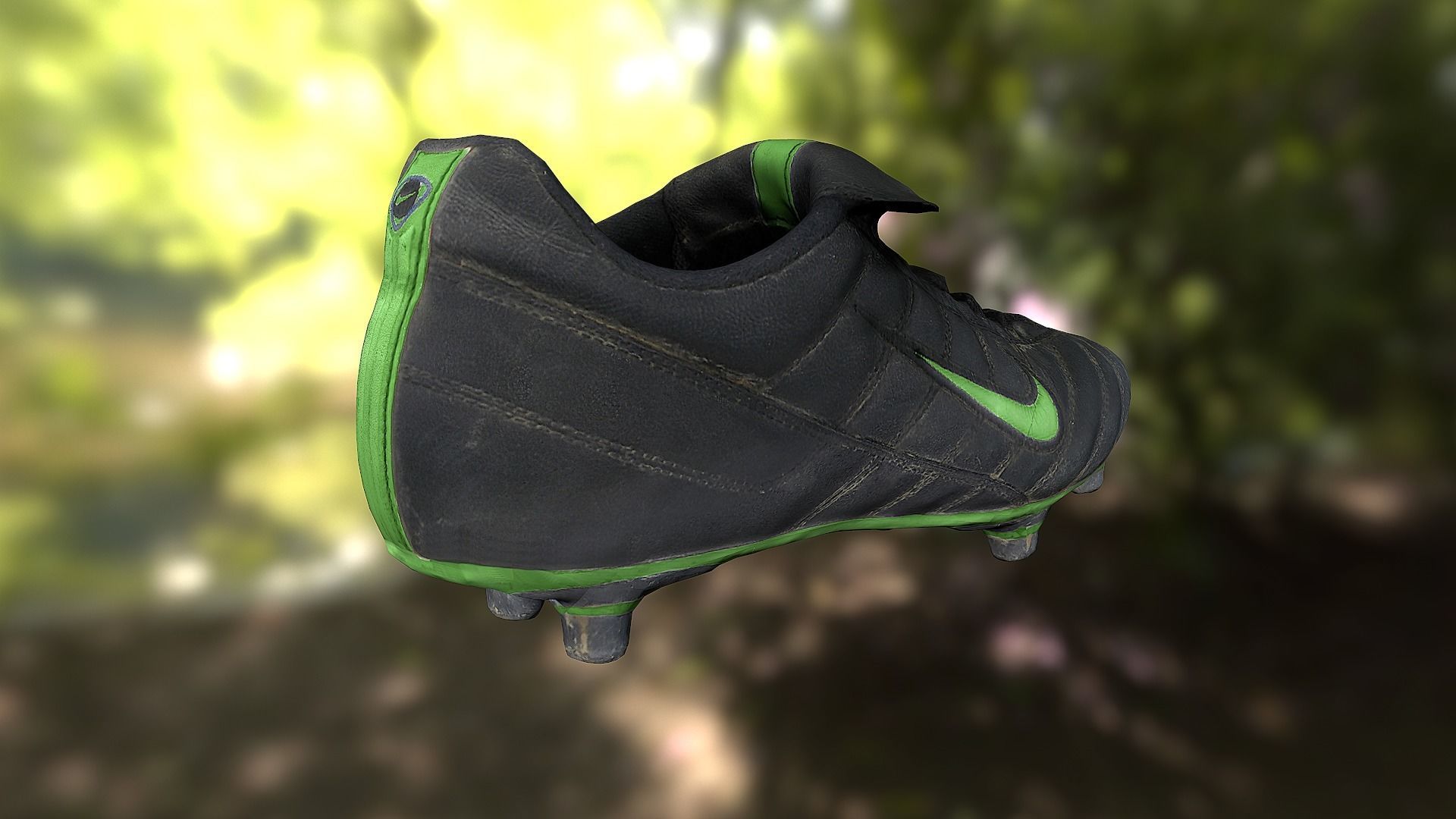 Soccer shoe low poly 3D model Low-poly 3D model_2