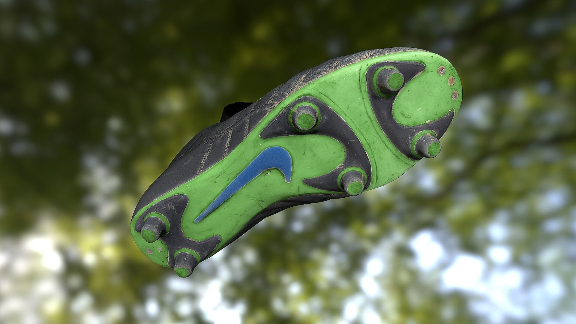 Soccer shoe low poly 3D model Low-poly 3D model_6