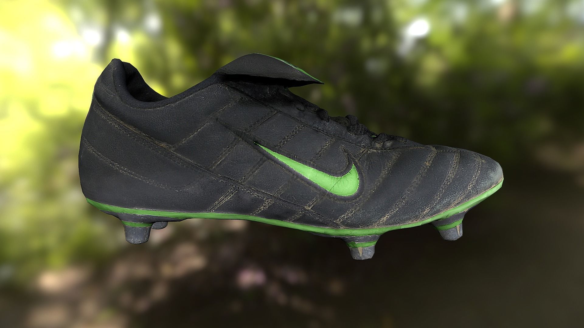 Soccer shoe low poly 3D model Low-poly 3D model_4