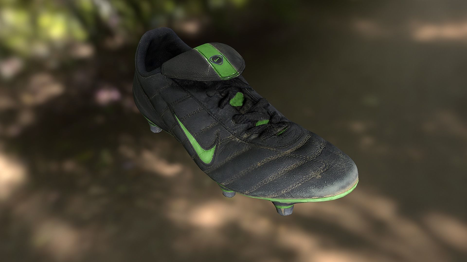 Soccer shoe low poly 3D model Low-poly 3D model_1