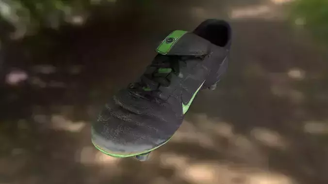 Soccer shoe low poly 3D model Low-poly 3D model