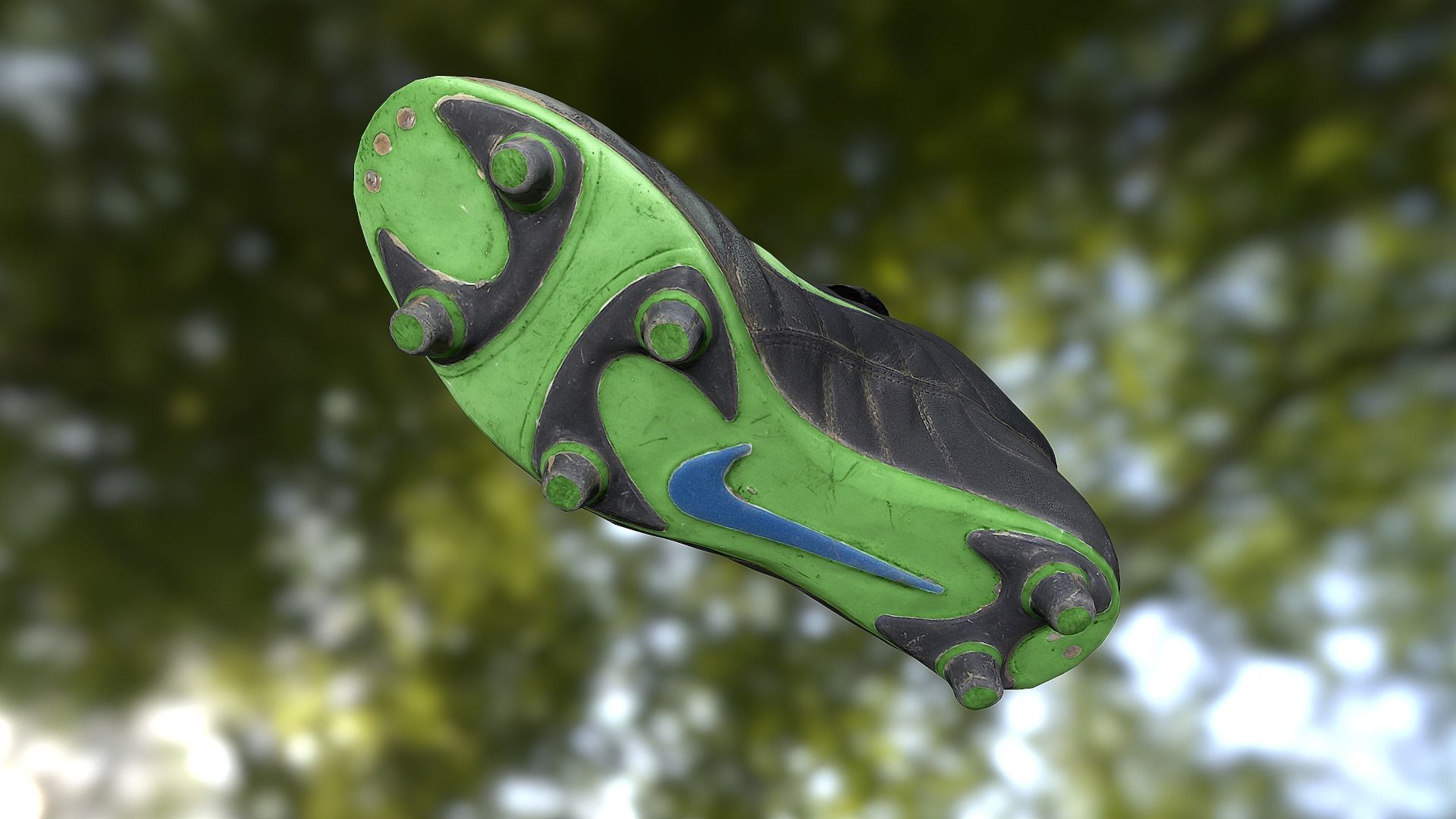 Soccer shoe low poly 3D model Low-poly 3D model_7