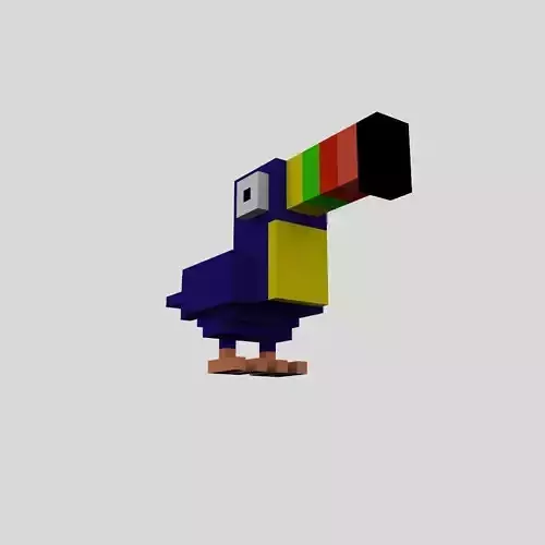 Voxel Toucan