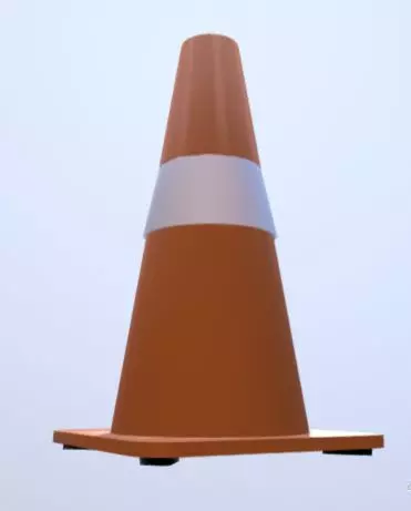 Traffic Cone 3D model