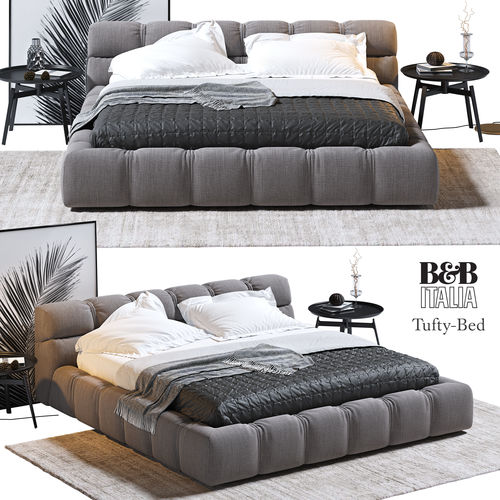 Tufty Bed BB Italia 3D model