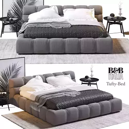 Tufty Bed BB Italia 3D model