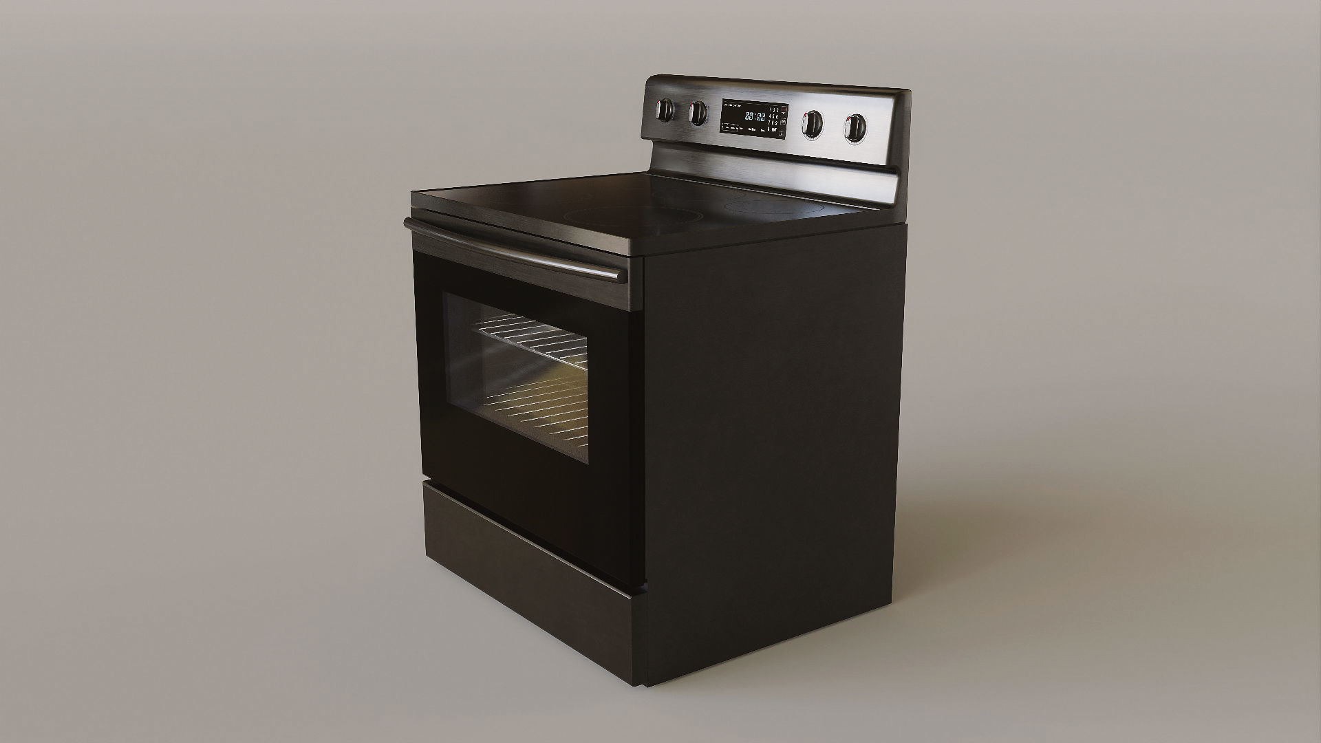 Kitchen Appliances Low-poly 3D model_9