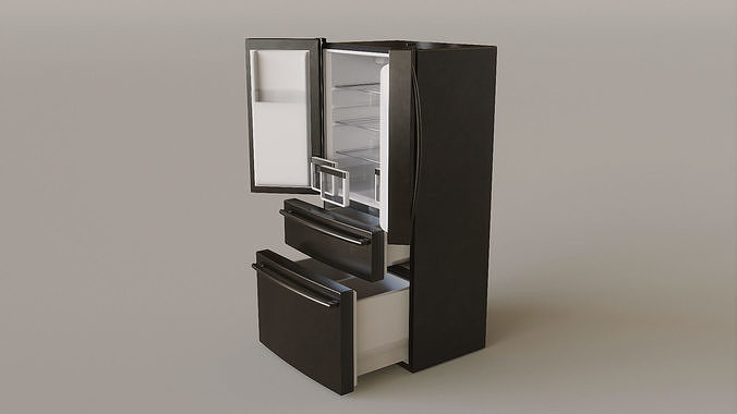 Kitchen Appliances Low-poly 3D model 6