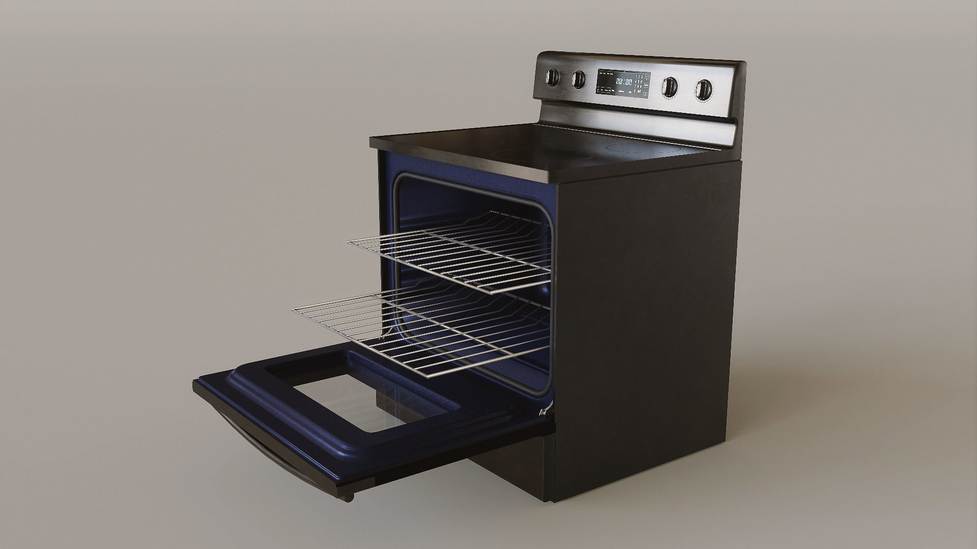 Kitchen Appliances Low-poly 3D model_10