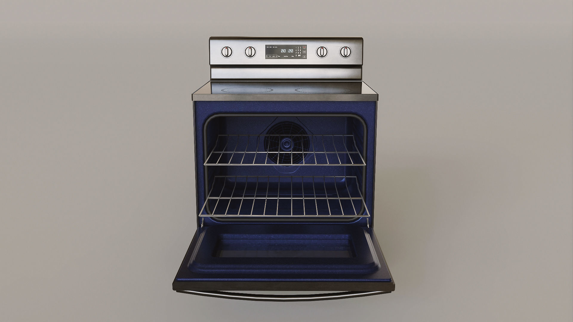 Kitchen Appliances Low-poly 3D model_12