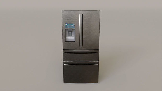 Kitchen Appliances Low-poly 3D model 7