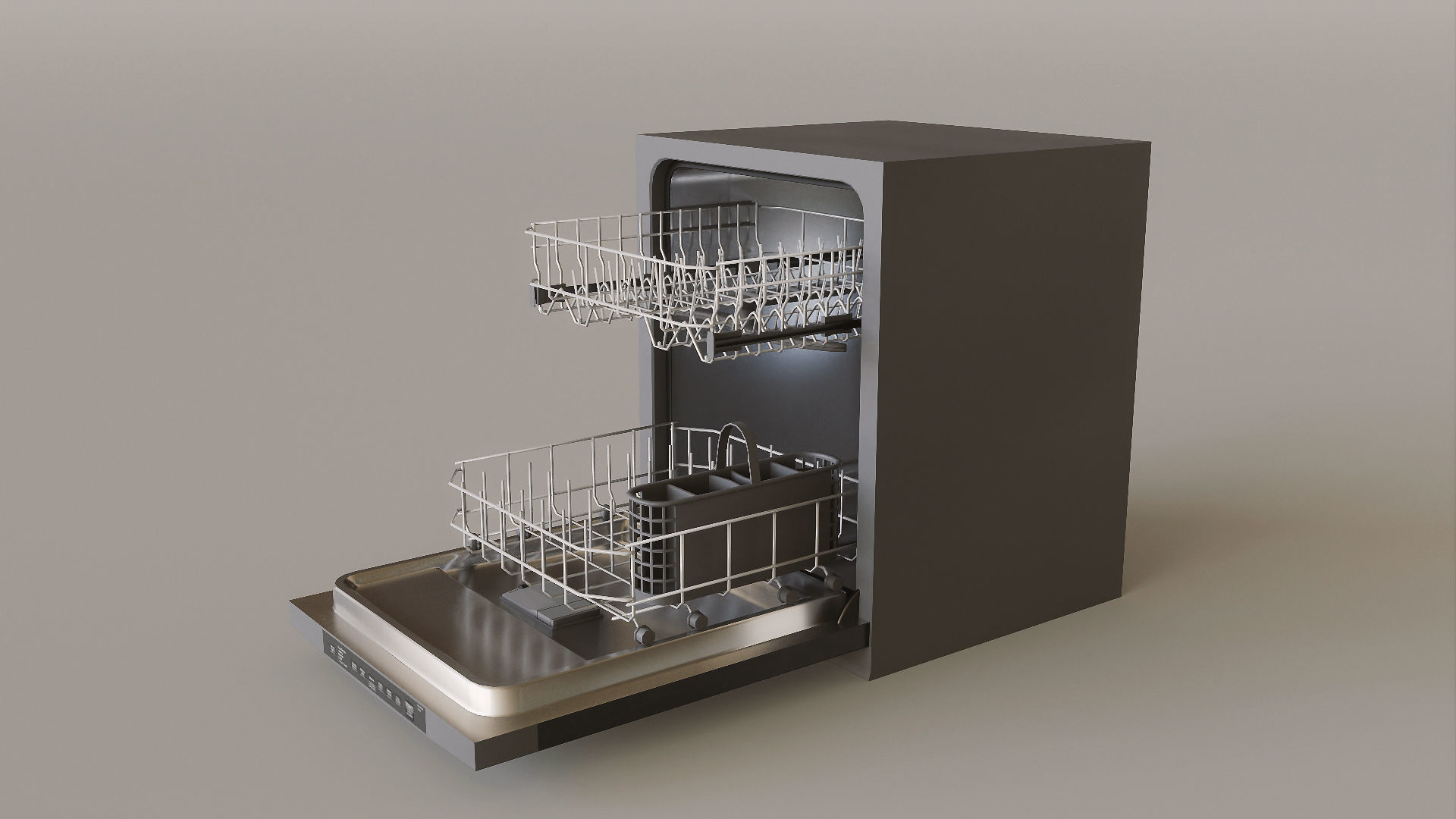 Kitchen Appliances Low-poly 3D model_21