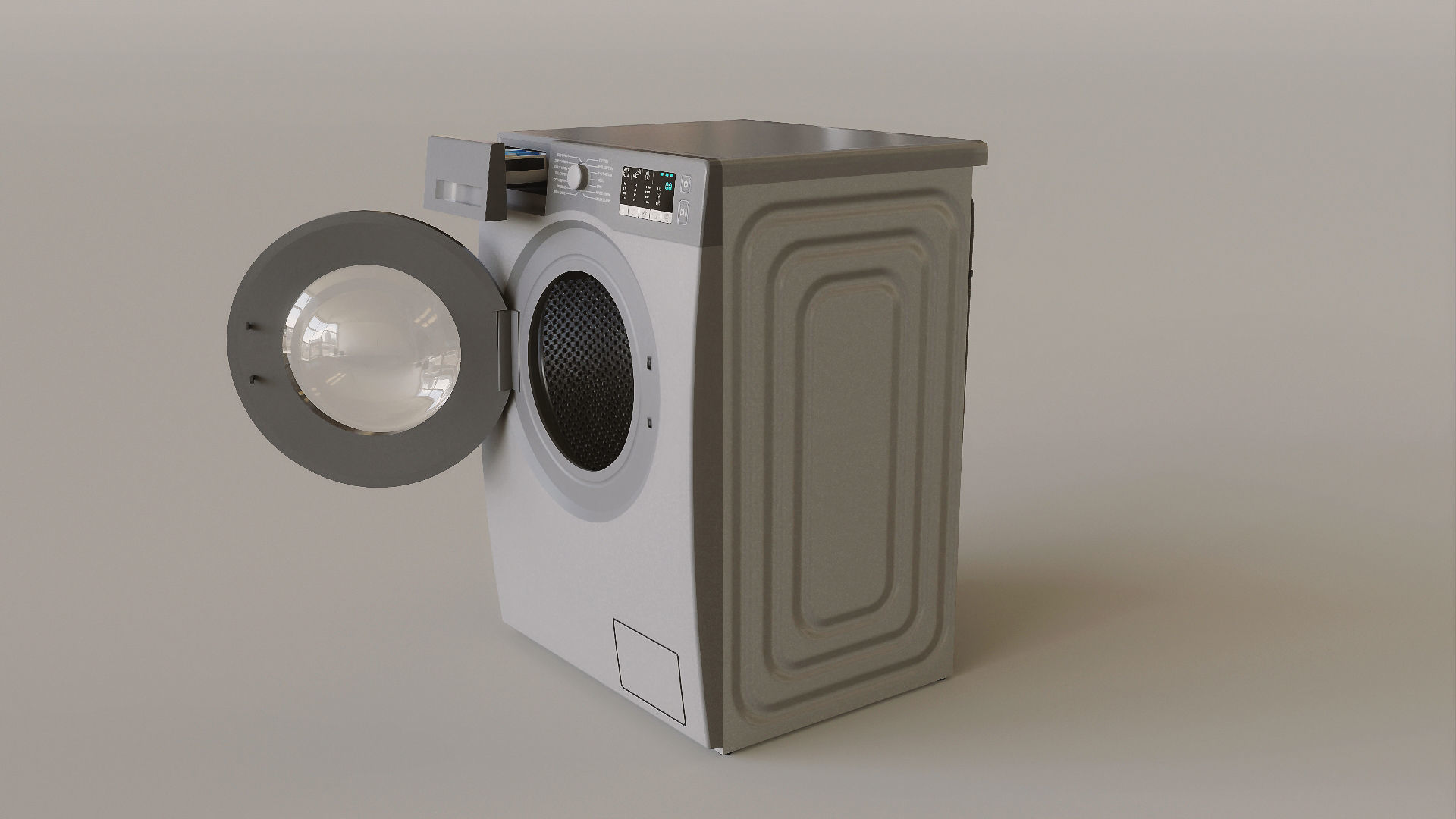 Kitchen Appliances Low-poly 3D model_32