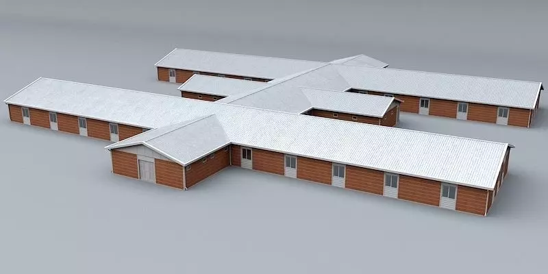 PREFABRICATED BUILDING 2 3D model
