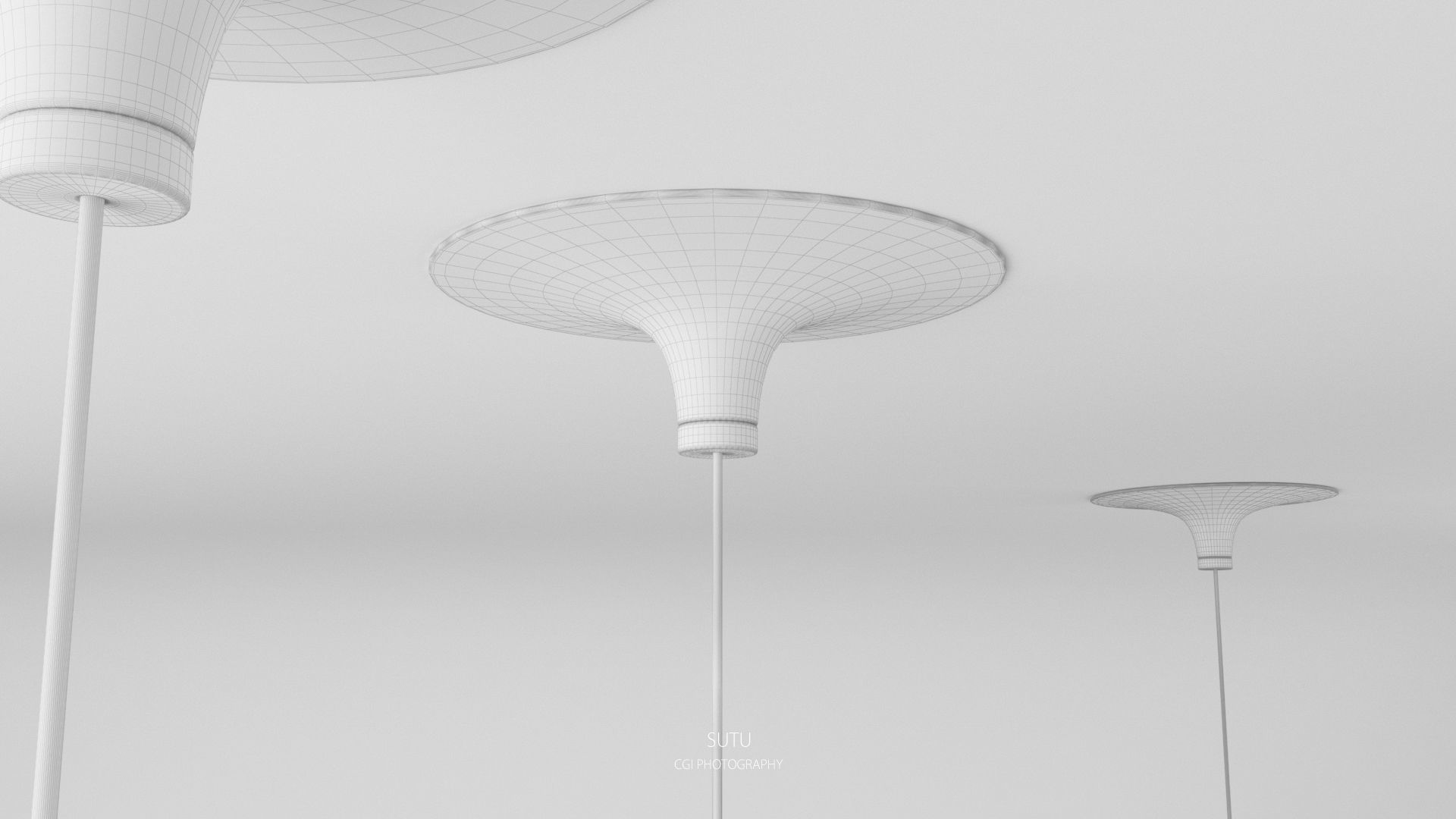 Light Concise Furniture Living Modern 3D model_5