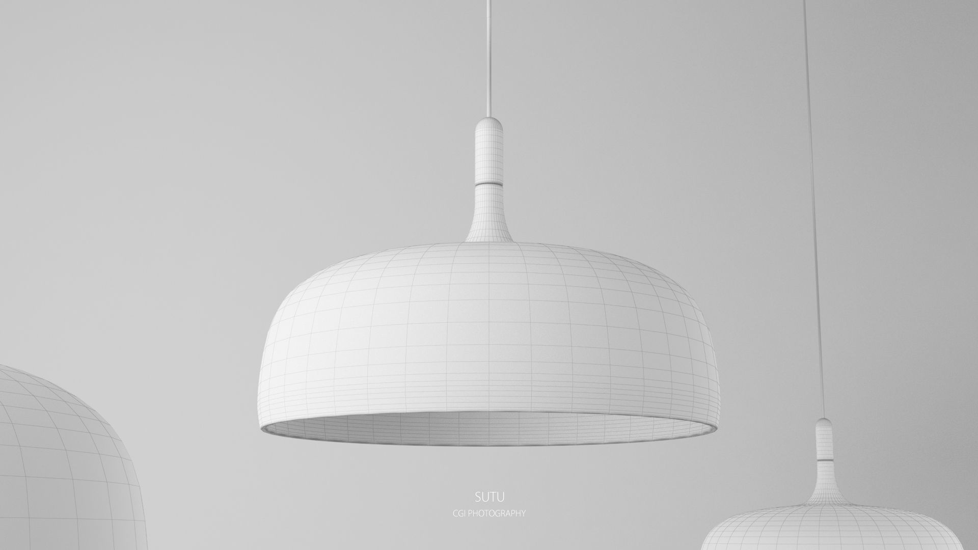 Light Concise Furniture Living Modern 3D model_1