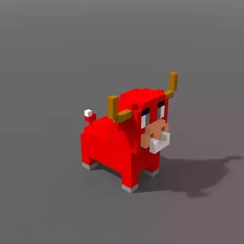 Voxel Bull