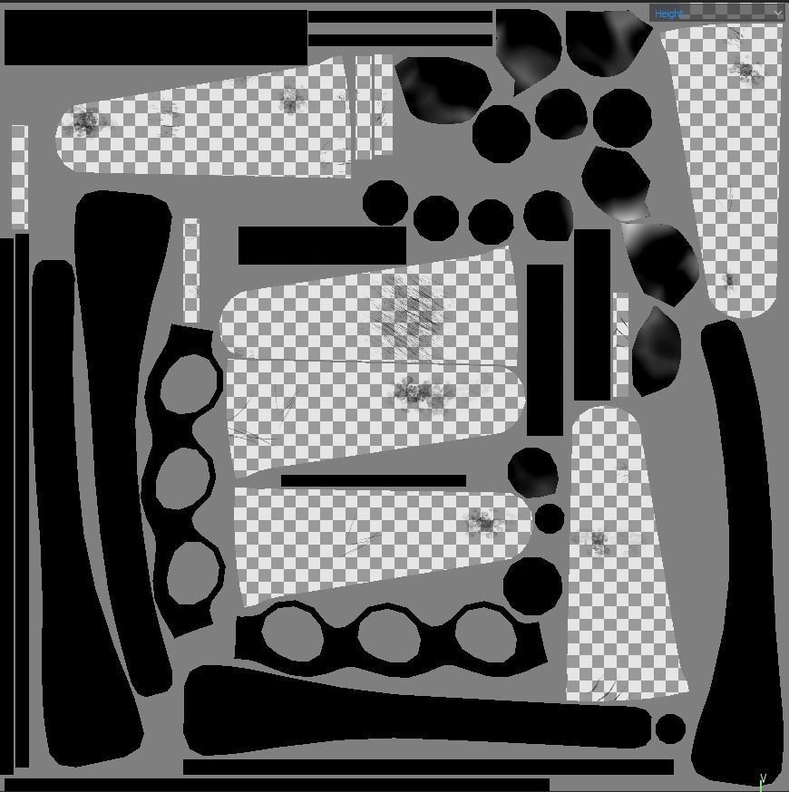 glass tubes with substances PBR low poly Low-poly 3D model_13